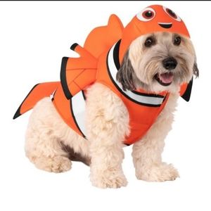 Disney Finding Nemo Orange Pet Halloween Dog Costume Small New with Tags